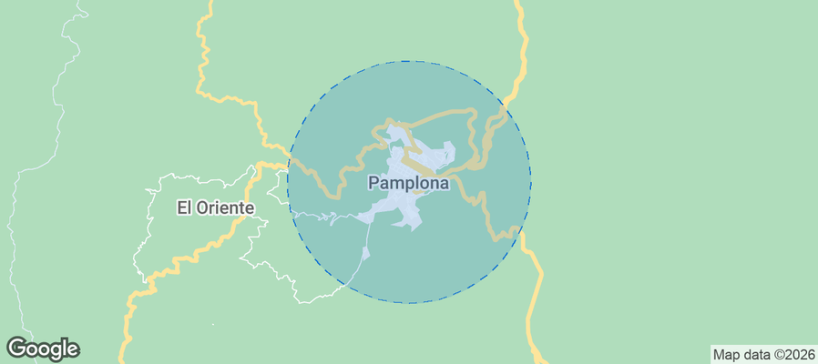 Pamplona Airbnb map